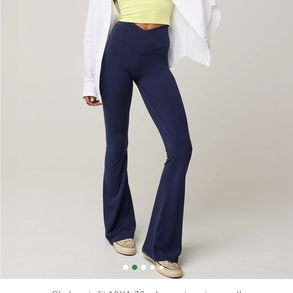 aerie Pants - OFFLINE By Aerie Real Me High Waisted Crossover Flare Legging